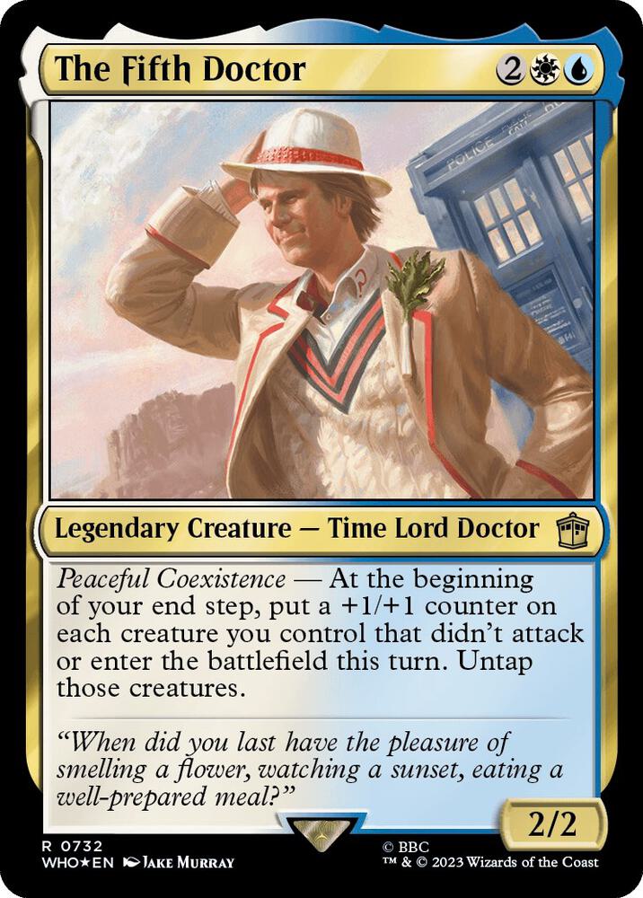 The Fifth Doctor 732/331 (Universes Beyond: Doctor Who)  - Surge Foil | Good Games Morley