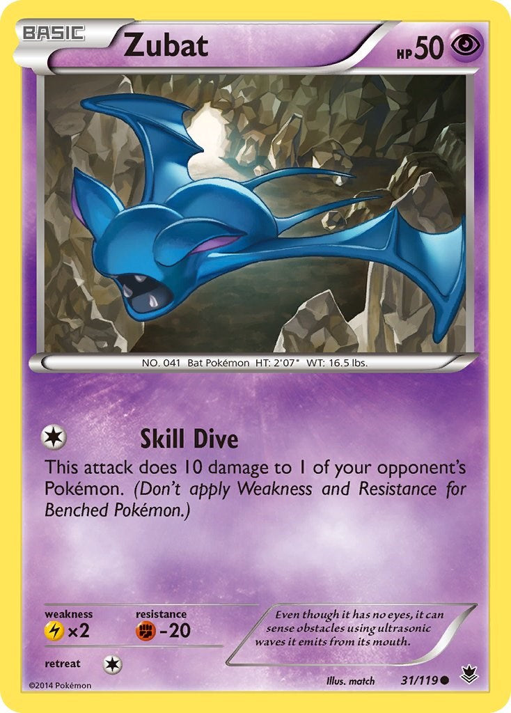 Zubat (31/119) [XY: Phantom Forces] | Good Games Morley