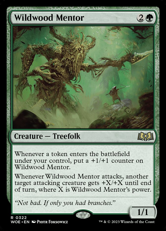 Wildwood Mentor 322/276 (Wilds of Eldraine)  | Good Games Morley