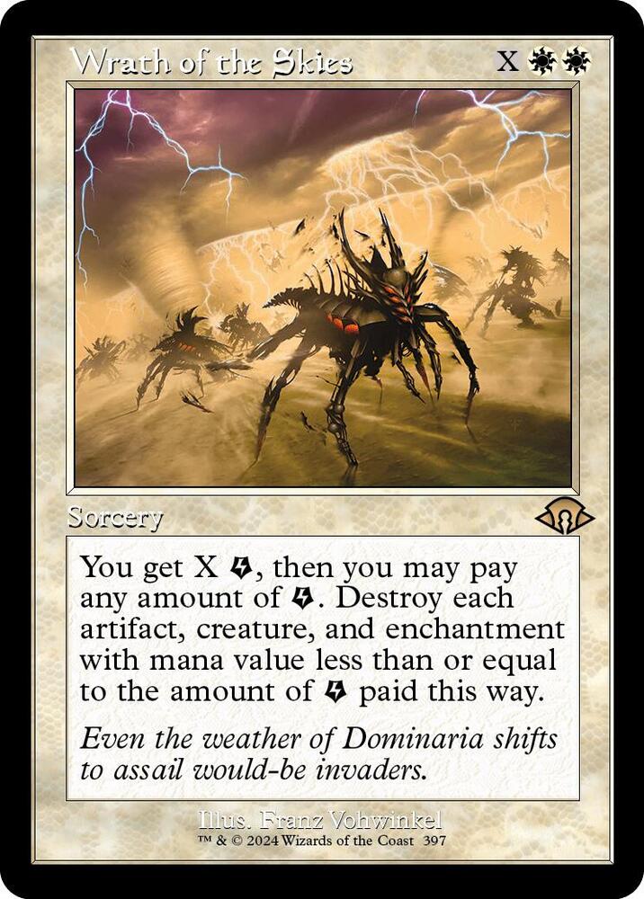 Wrath of the Skies 397 (Modern Horizons 3)  - Retro Foil | Good Games Morley