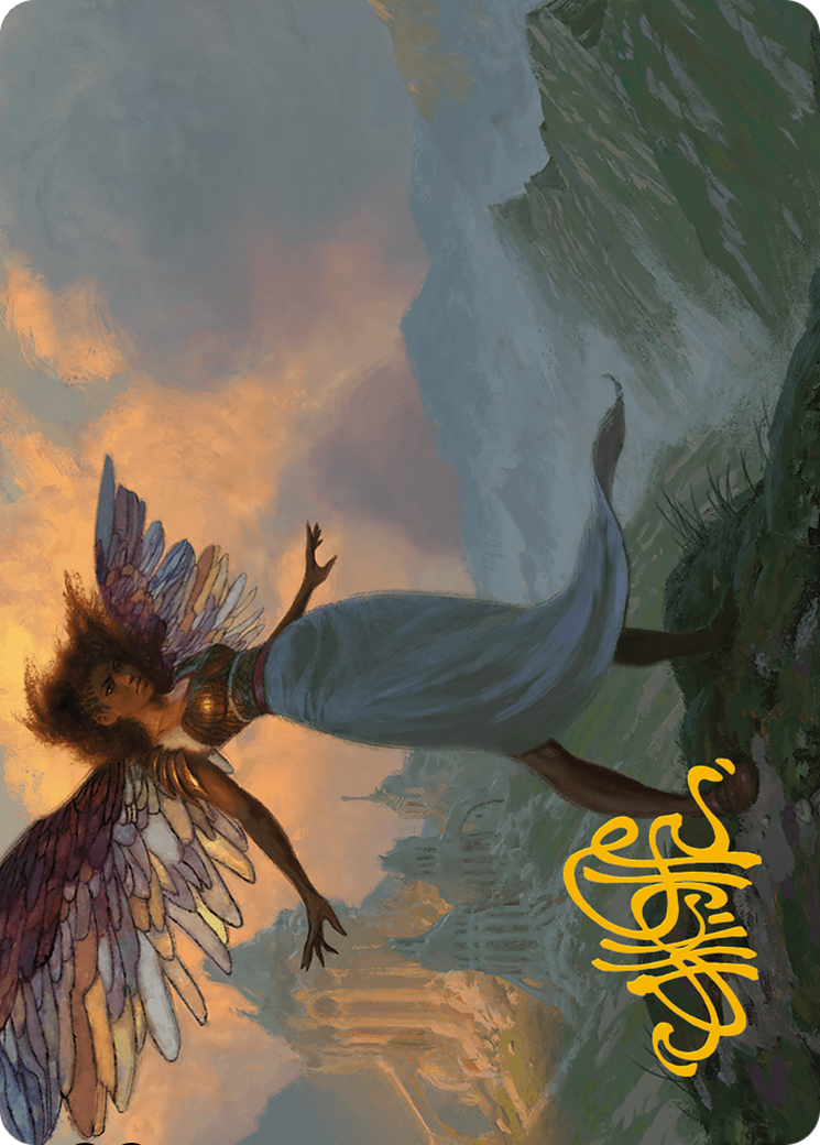 Glasswing Grace Art Card (Gold-Stamped Signature) [Modern Horizons 3 Art Series] | Good Games Morley