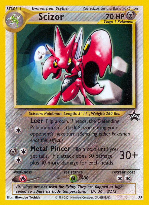 Scizor (33) [Wizards of the Coast: Black Star Promos] | Good Games Morley