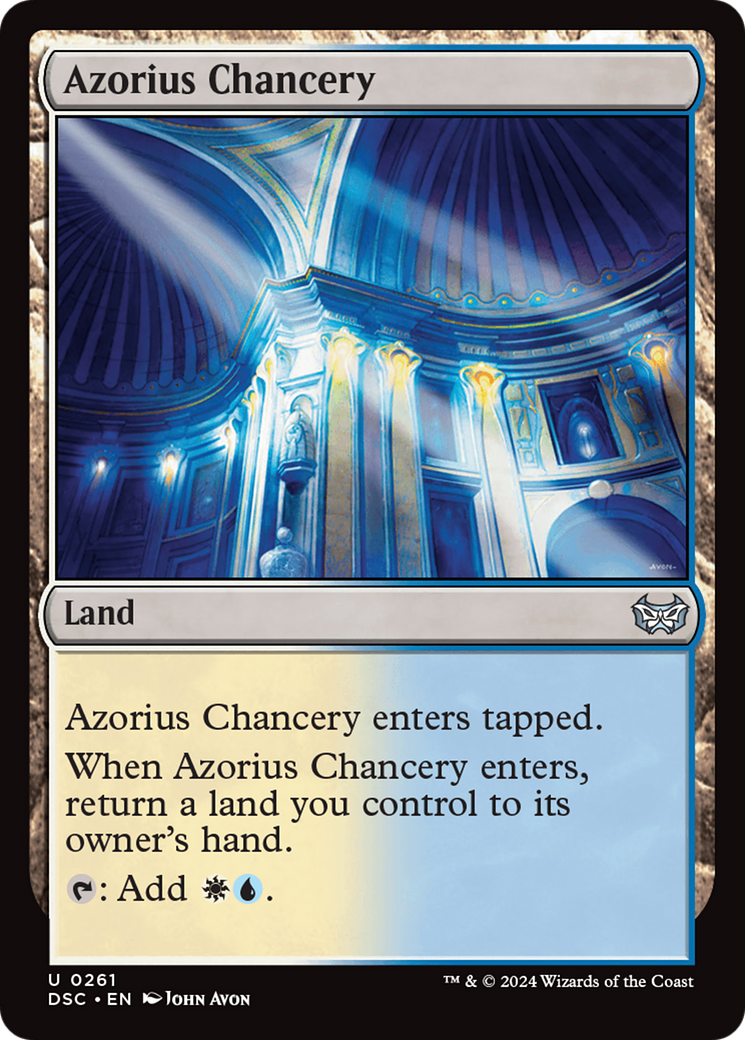 Azorius Chancery [Duskmourn: House of Horror Commander] | Good Games Morley