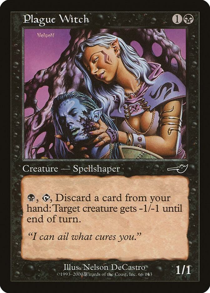 Plague Witch 66/143 (Nemesis)  - Foil | Good Games Morley