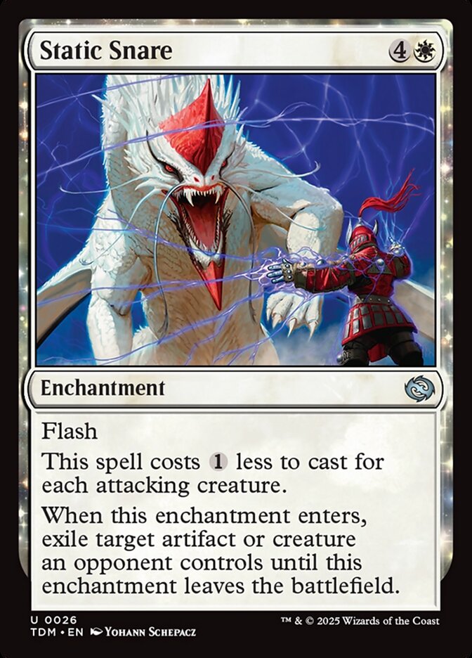 Static Snare 26/291 (Tarkir: Dragonstorm)  - Foil | Good Games Morley