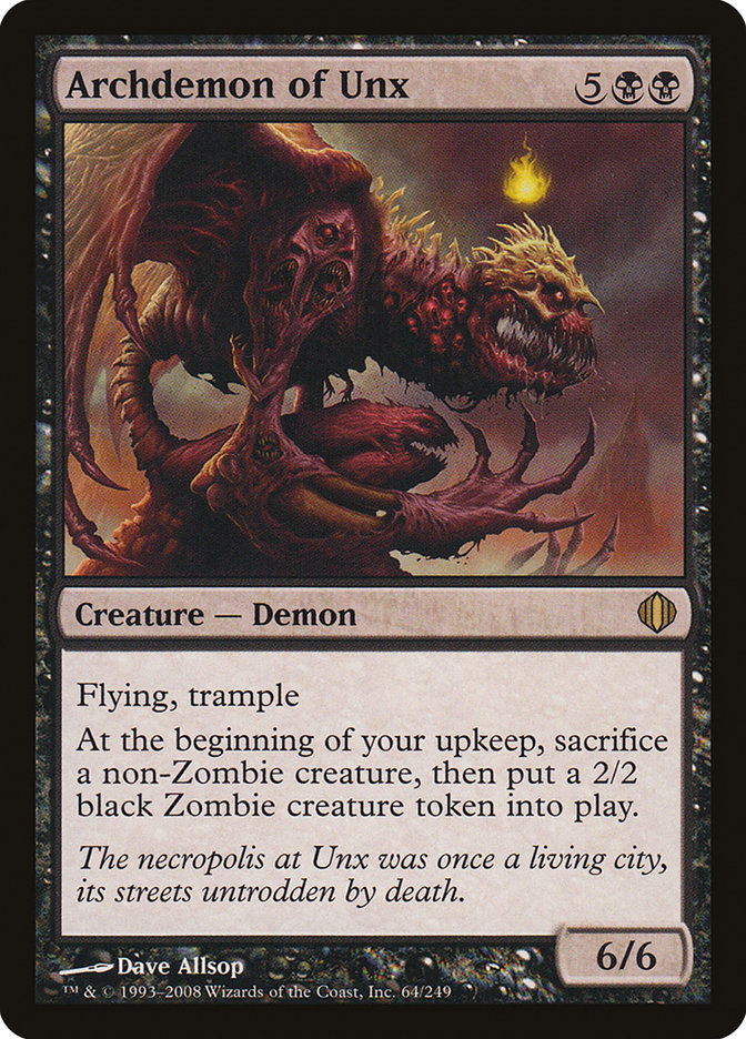 Archdemon of Unx 64/249 (Shards of Alara)  | Good Games Morley