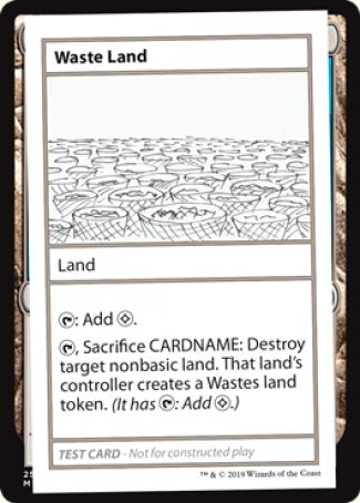 Waste Land (2021 Edition) [Mystery Booster Playtest Cards] | Good Games Morley
