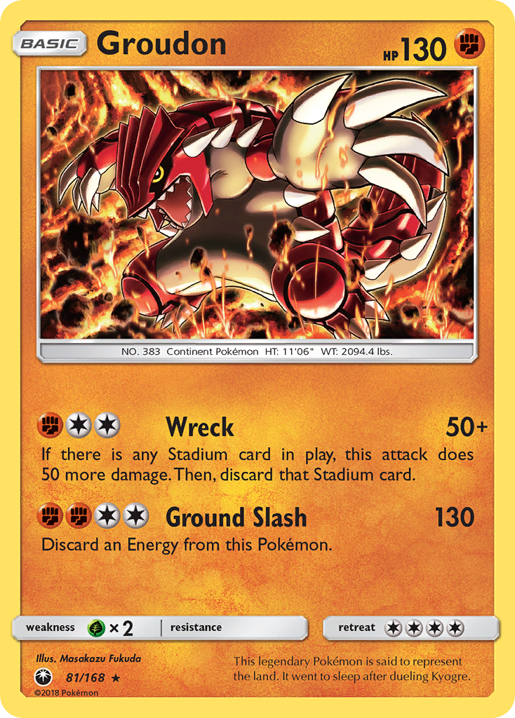 Groudon (81/168) [Sun & Moon: Celestial Storm] | Good Games Morley