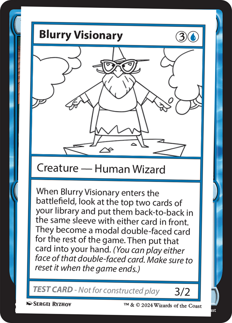 Blurry Visionary [Mystery Booster 2 Playtest Cards] | Good Games Morley