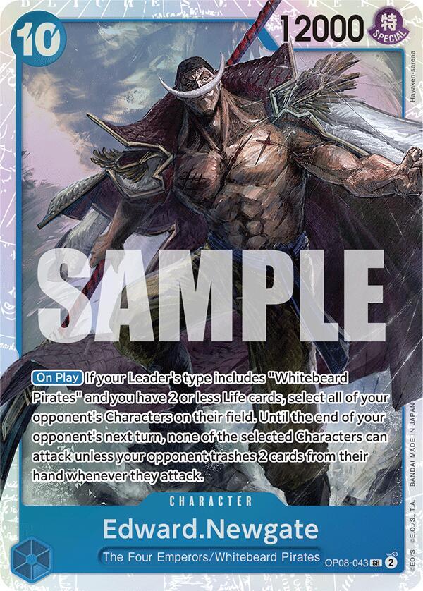 Edward.Newgate OP08-043 (Two Legends)  - Foil | Good Games Morley