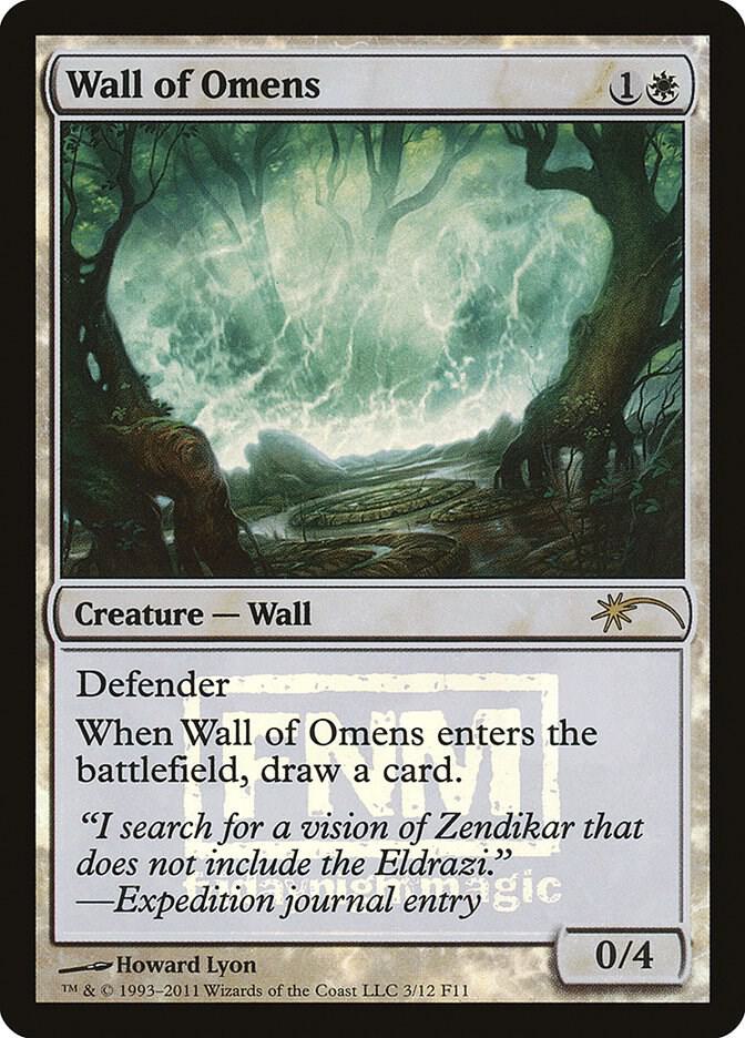 Wall of Omens 3/12 (FNM Promos)  - Foil | Good Games Morley