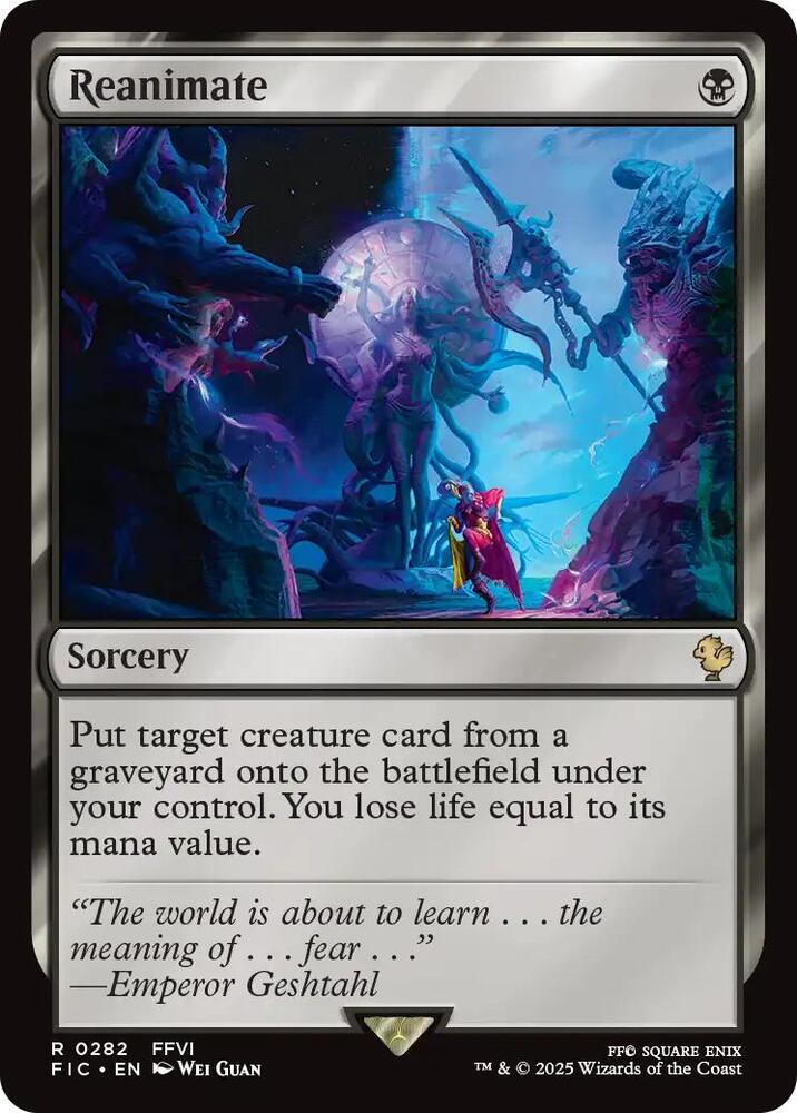 Reanimate Surge Foil 282 (Commander: FINAL FANTASY)  - Surge Foil | Good Games Morley