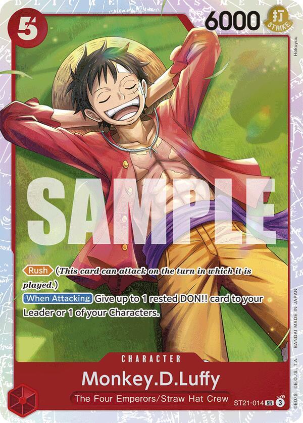 Monkey.D.Luffy ST21-014 (Starter Deck EX: Gear 5)  - Foil | Good Games Morley