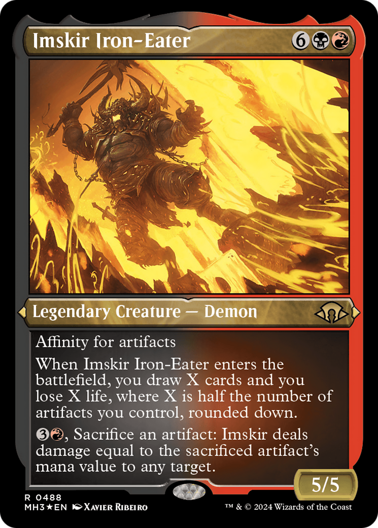 Imskir Iron-Eater (Foil Etched) [Modern Horizons 3] | Good Games Morley