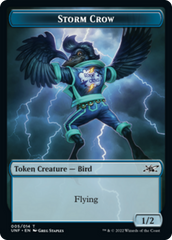 Zombie Employee // Storm Crow Double-Sided Token [Unfinity Tokens] | Good Games Morley