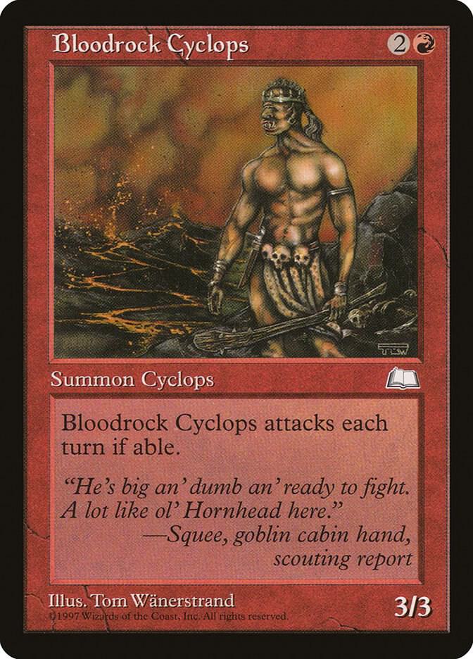 Bloodrock Cyclops 90/167 (Weatherlight)  | Good Games Morley
