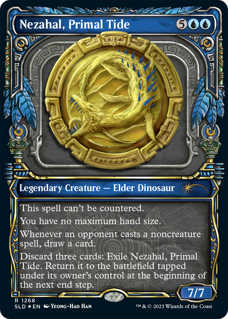 Nezahal, Primal Tide (Halo Foil) [Secret Lair Drop Series] | Good Games Morley