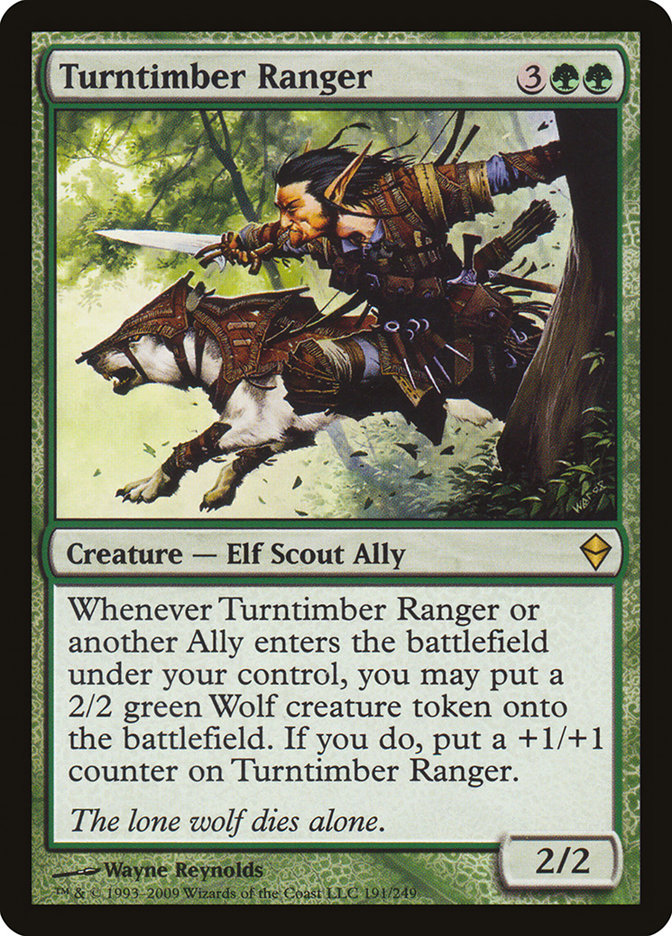 Turntimber Ranger 191 (Zendikar)  - Foil | Good Games Morley