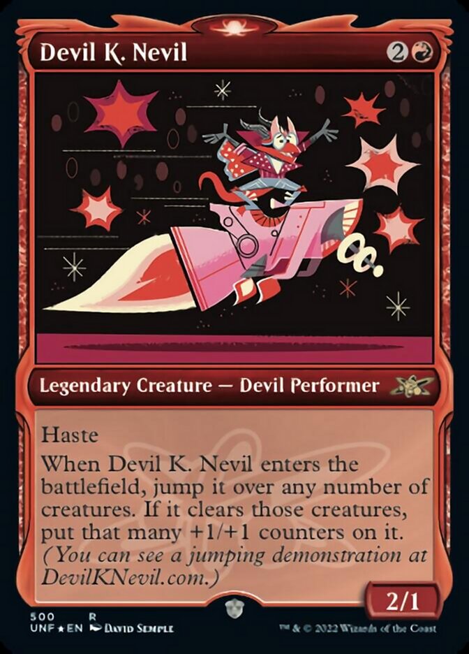 Devil K. Nevil (Showcase) (Galaxy Foil) [Unfinity] | Good Games Morley