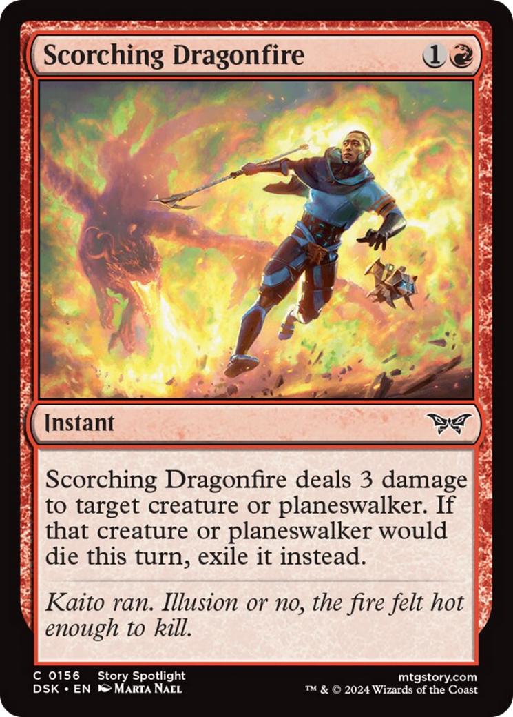 Scorching Dragonfire [Duskmourn: House of Horror] | Good Games Morley