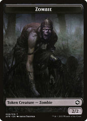 Treasure // Zombie Double-Sided Token [Dungeons & Dragons: Adventures in the Forgotten Realms Tokens] | Good Games Morley