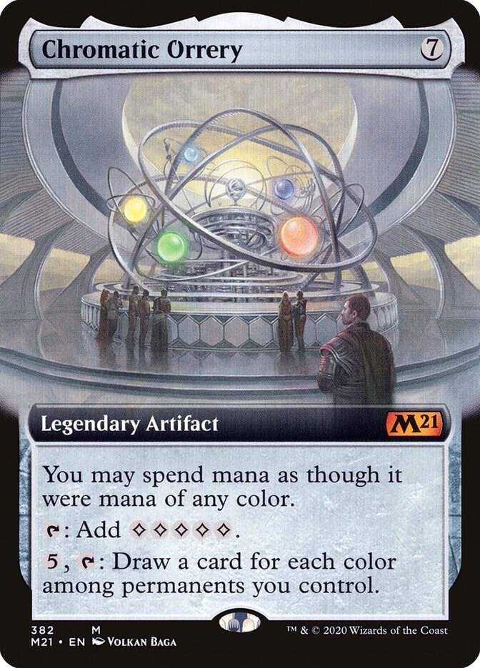 Chromatic Orrery 382 (Core Set 2021)  - Extended Art Foil | Good Games Morley