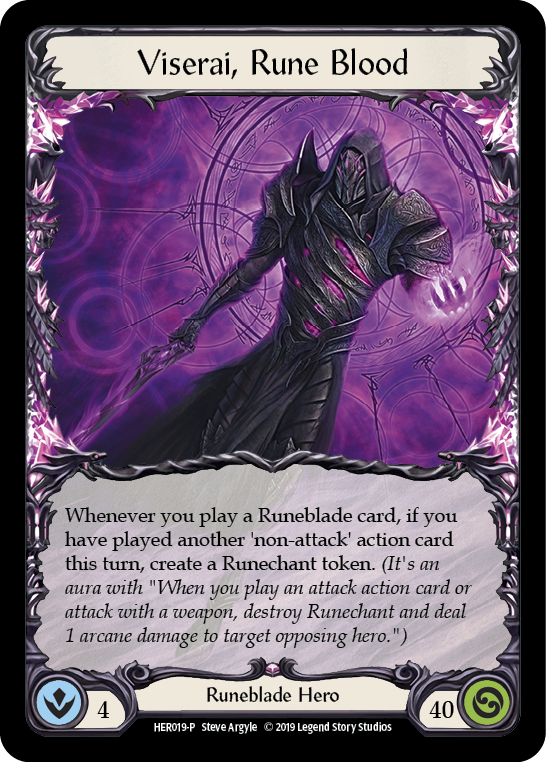Viserai, Rune Blood [HER019-P] (Promo)  1st Edition Rainbow Foil | Good Games Morley