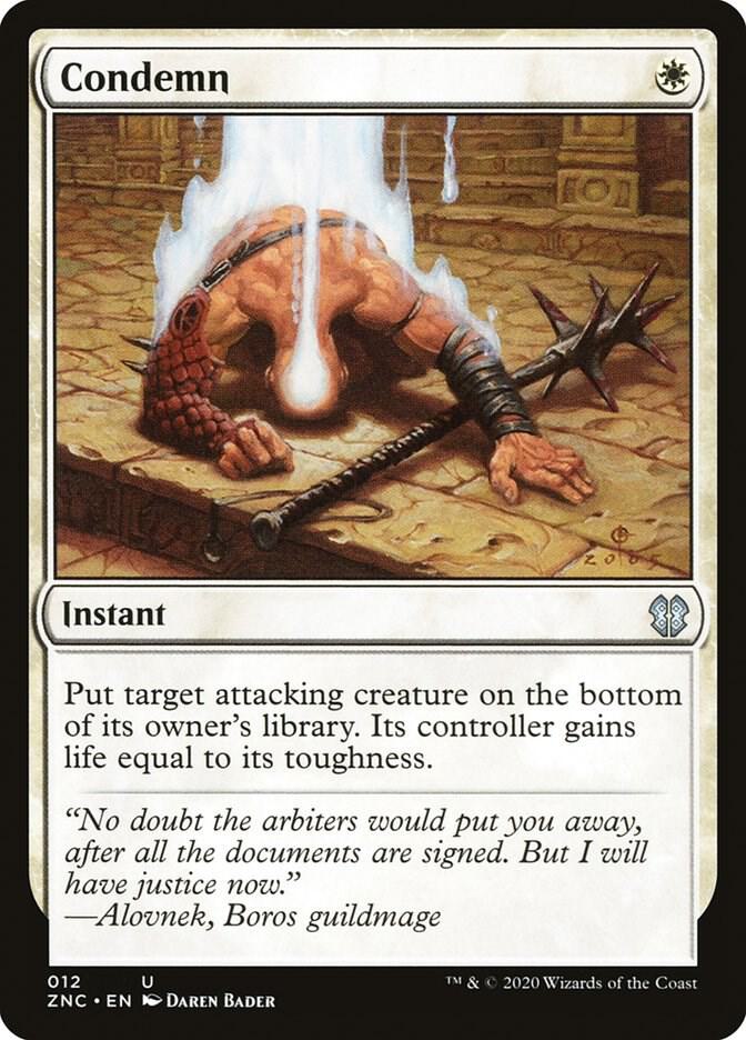 Condemn 12/142 (Commander: Zendikar Rising)  | Good Games Morley