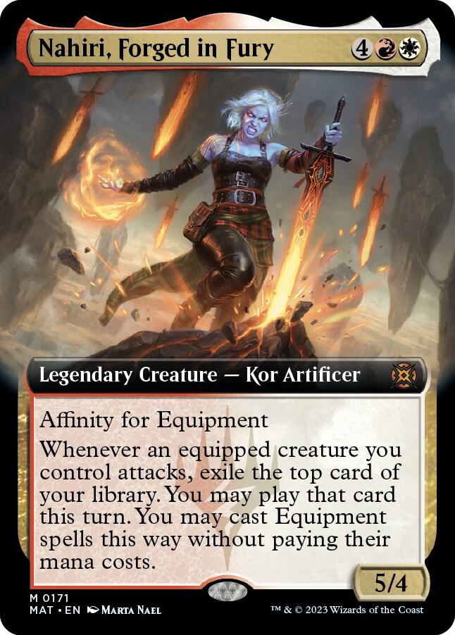 Nahiri, Forged in Fury 171 (March of the Machine: The Aftermath)  - Extended Art | Good Games Morley