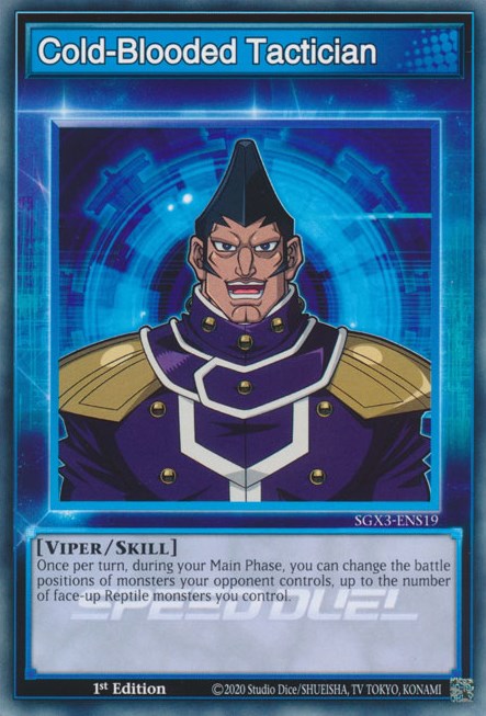 Cold-Blooded Tactician [SGX3-ENS19] Common | Good Games Morley