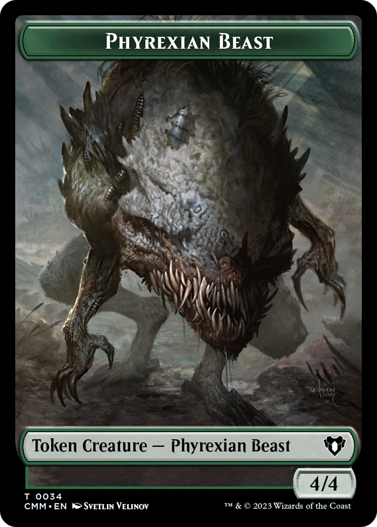 Phyrexian Beast Token [Commander Masters Tokens] | Good Games Morley
