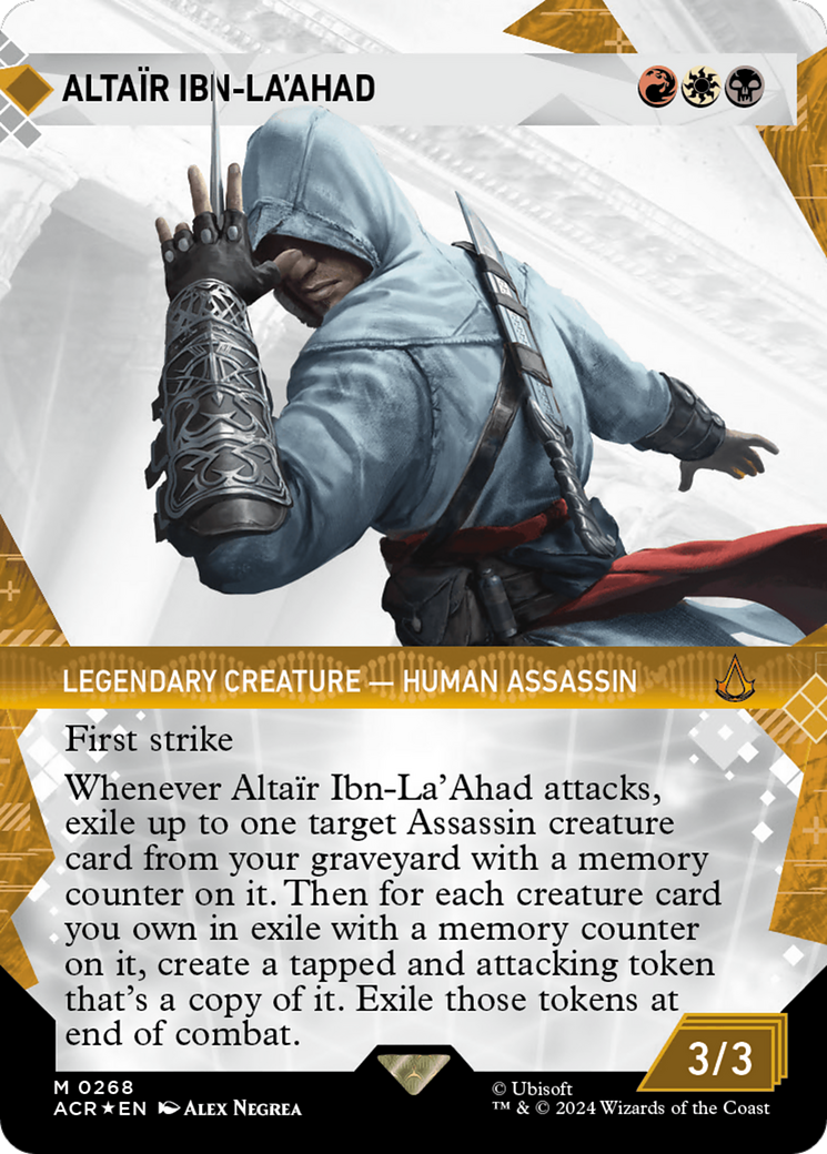 Altair Ibn-La'Ahad (Showcase) (Textured Foil) [Assassin's Creed] | Good Games Morley