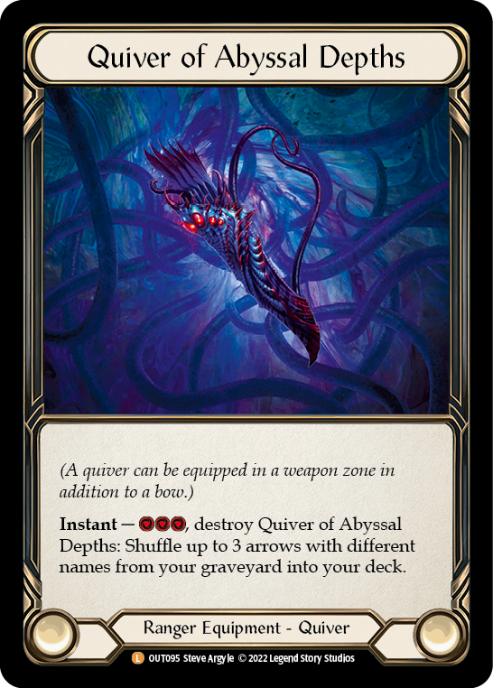 Quiver of Abyssal Depths [OUT095] (Outsiders)  Cold Foil | Good Games Morley