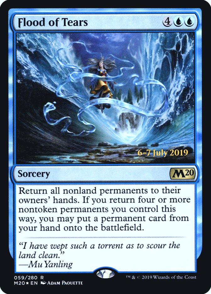Flood of Tears [Core Set 2020 Prerelease Promos] | Good Games Morley