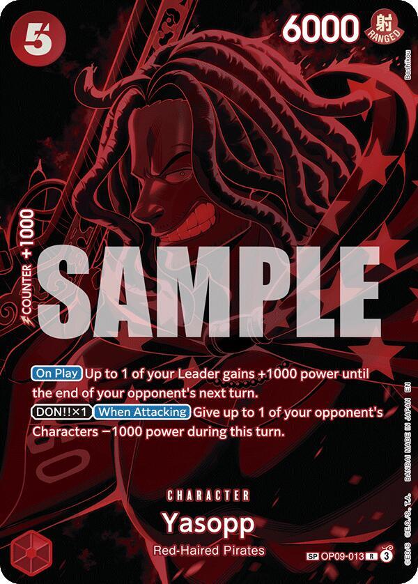 Yasopp OP09-013 (Legacy of the Master)  - Special Foil | Good Games Morley
