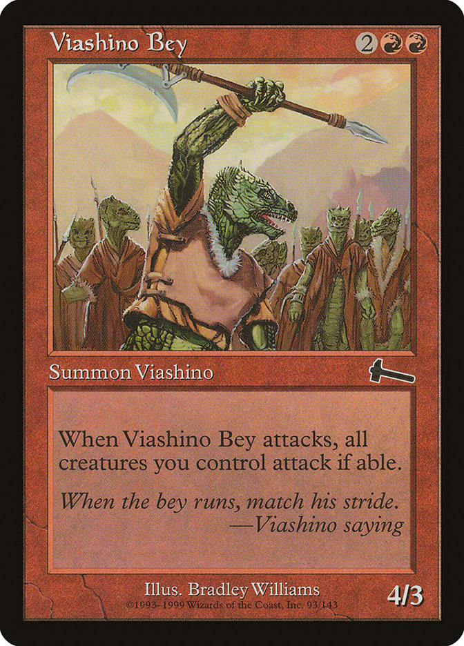 Viashino Bey 93/143 (Urza's Legacy)  - Foil | Good Games Morley