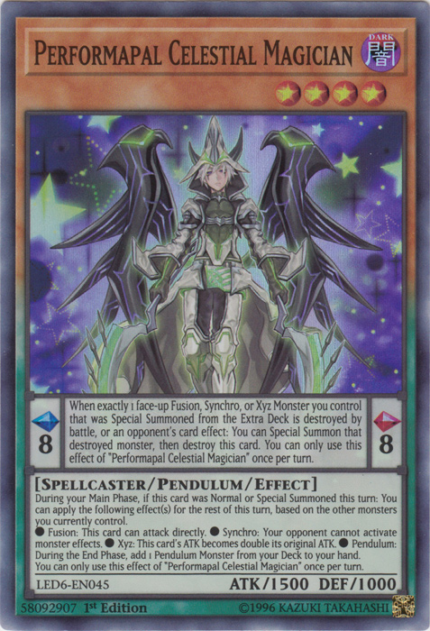 Performapal Celestial Magician [LED6-EN045] Super Rare | Good Games Morley