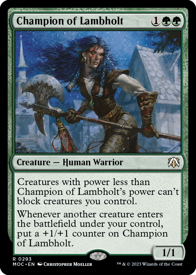 Champion of Lambholt [March of the Machine Commander] | Good Games Morley