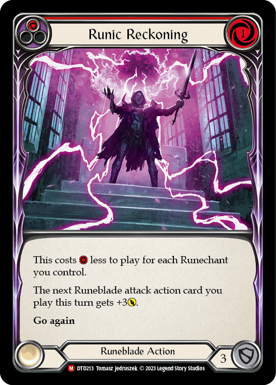 Runic Reckoning [DTD213] (Dusk Till Dawn)  Rainbow Foil | Good Games Morley