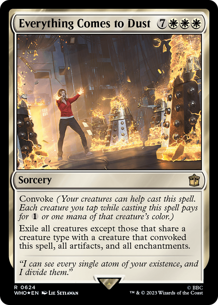 Everything Comes to Dust (Surge Foil) [Doctor Who] | Good Games Morley