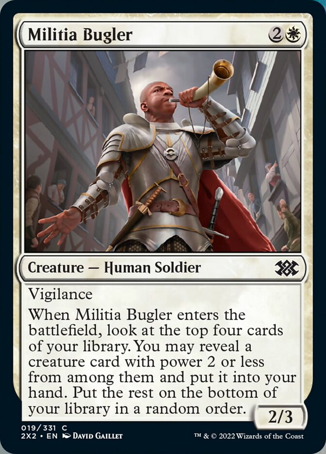 Militia Bugler [Double Masters 2022] | Good Games Morley