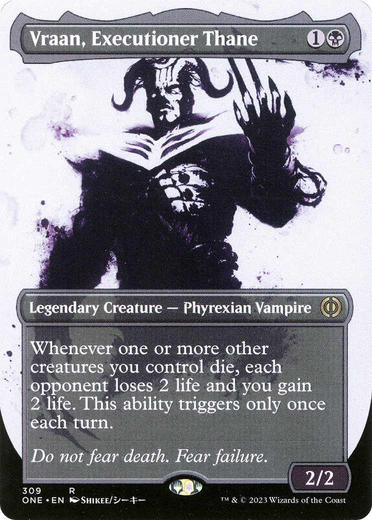Vraan, Executioner Thane (Borderless Ichor) [Phyrexia: All Will Be One] | Good Games Morley
