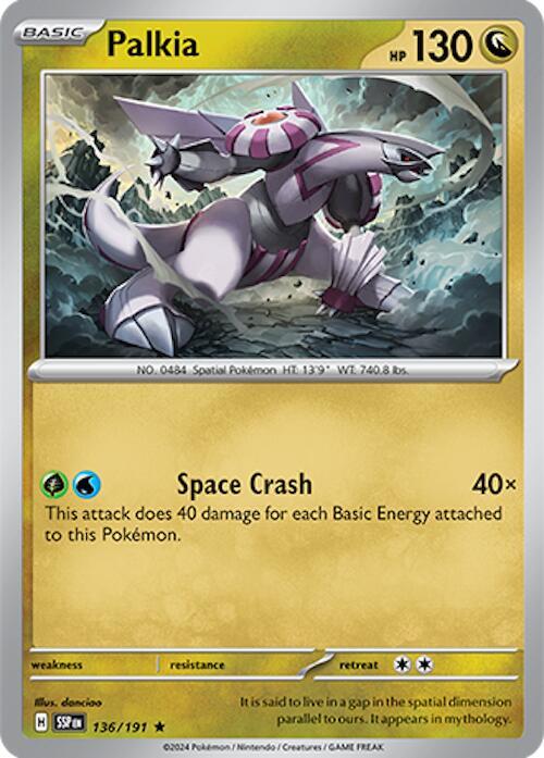 Palkia 136/191 (SV08: Surging Sparks)  - Holofoil | Good Games Morley