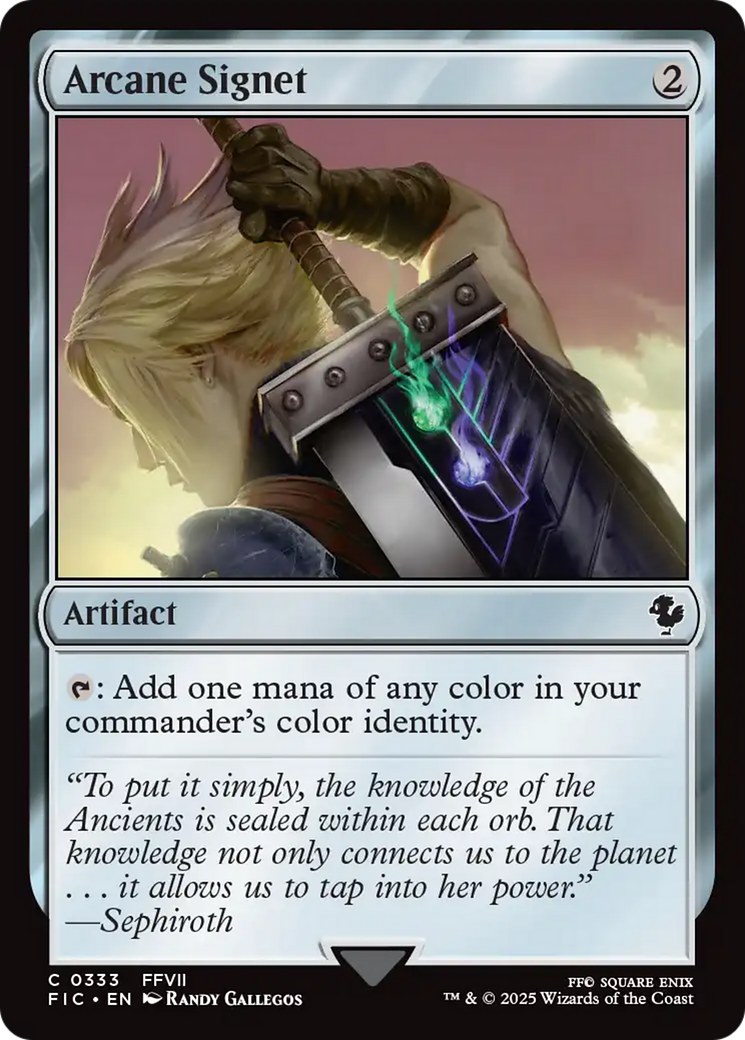 Arcane Signet (0333) [FINAL FANTASY Commander] | Good Games Morley
