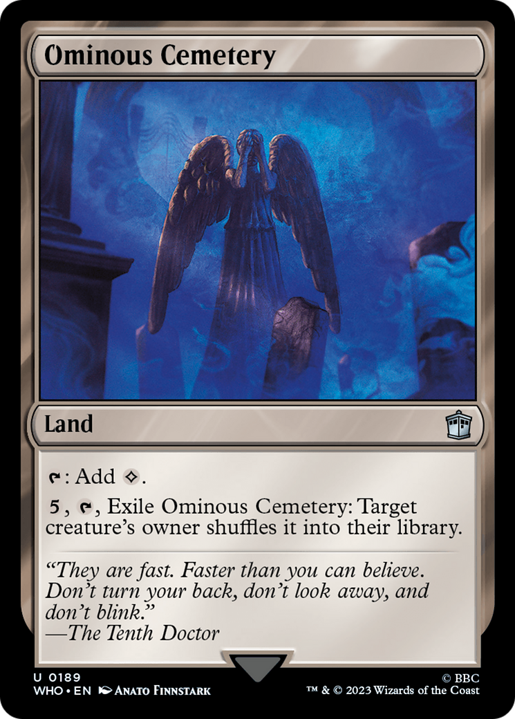 Ominous Cemetery [Doctor Who] | Good Games Morley