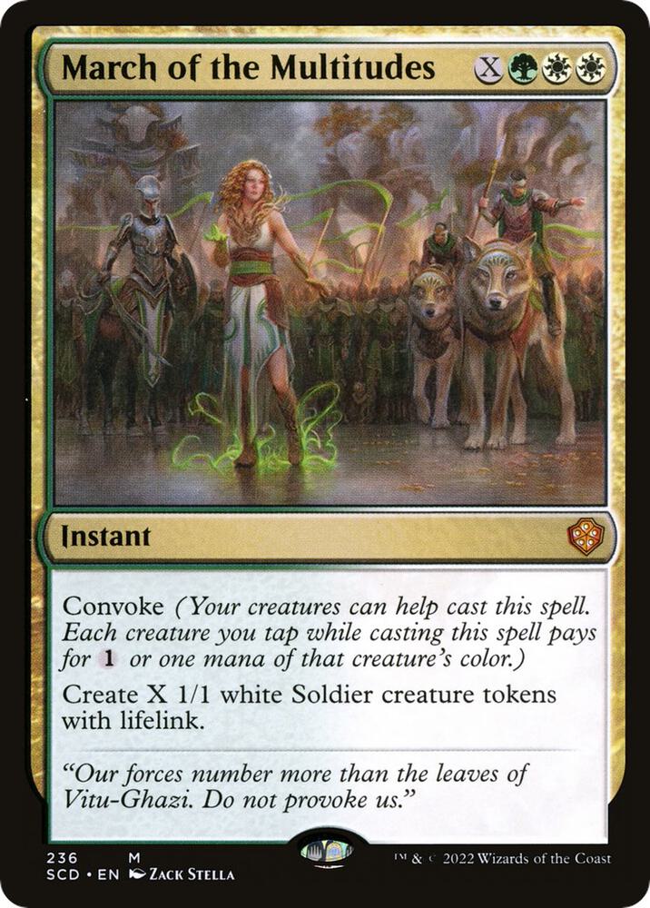March of the Multitudes 236 (Starter Commander Decks)  | Good Games Morley