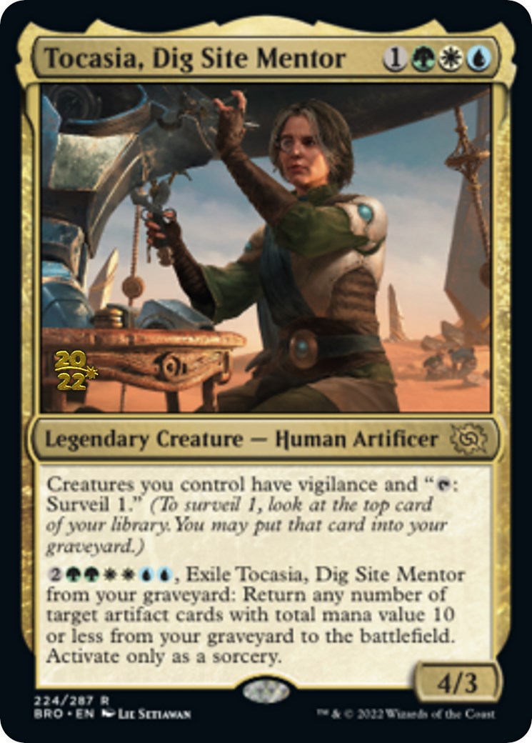 Tocasia, Dig Site Mentor [The Brothers' War Prerelease Promos] | Good Games Morley