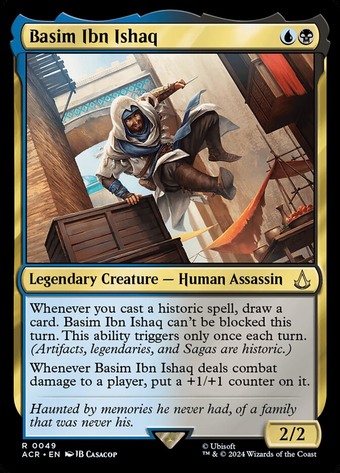 Basim Ibn Ishaq 49 (Universes Beyond: Assassin's Creed)  - Foil | Good Games Morley