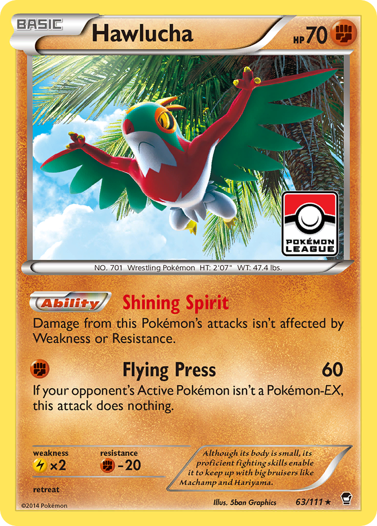Hawlucha (63/111) [XY: Furious Fists] | Good Games Morley