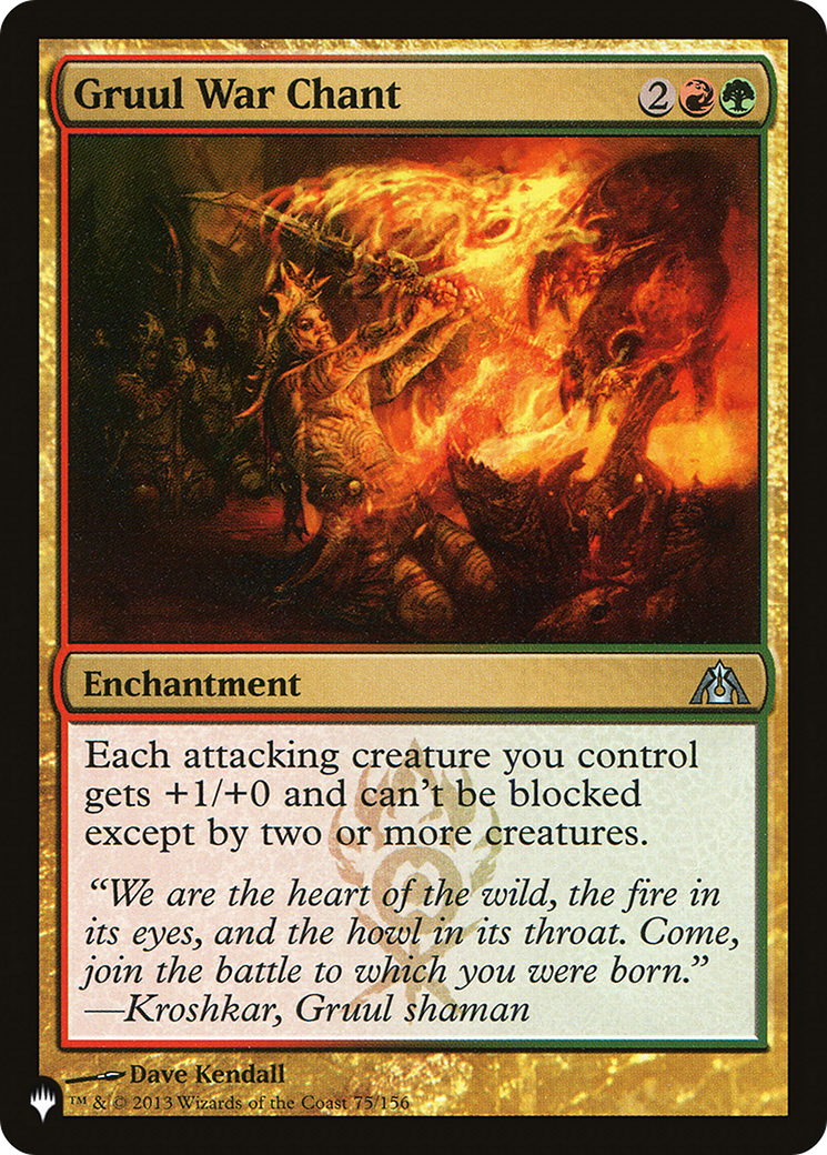 Gruul War Chant [The List] | Good Games Morley